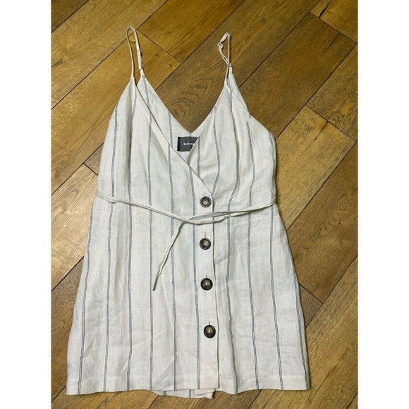 Reformation Cayman 100% Linen Mini Dress XL - Picture 9 of 12